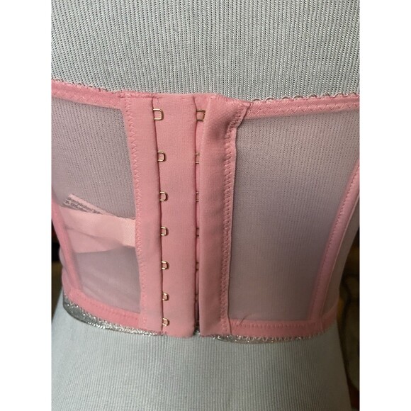 Victorias Secret Dream Angels Corset Top Size S Pink Coquette Fairy Romantic Y2K - Picture 6 of 16